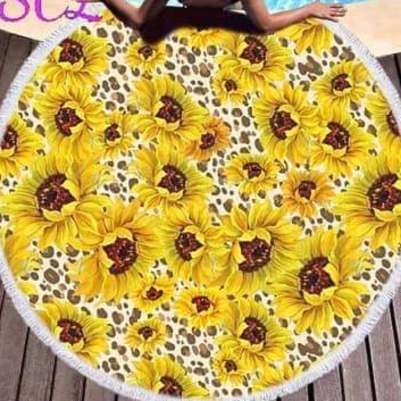 Beach throws towels sunflower 🌻 - Picture 1 of 1